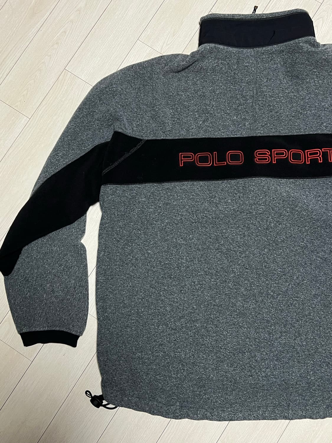 90s폴로스포츠빅로고폴라텍후리스점퍼 XL 상품이미지6