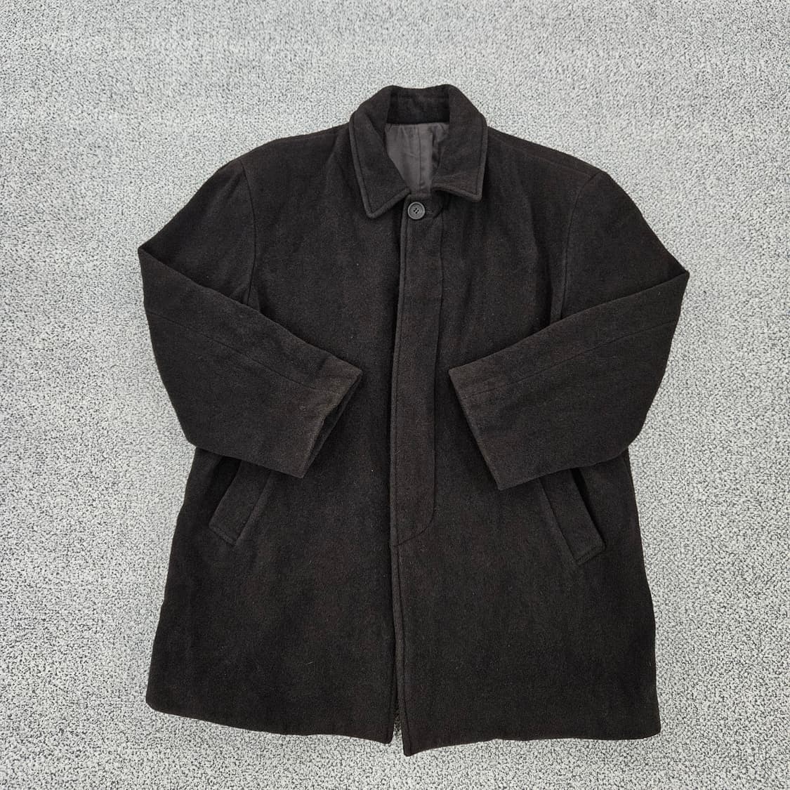 [실측확인] 다크 브라운 하프 코트 자켓 1103JM2 상품이미지1