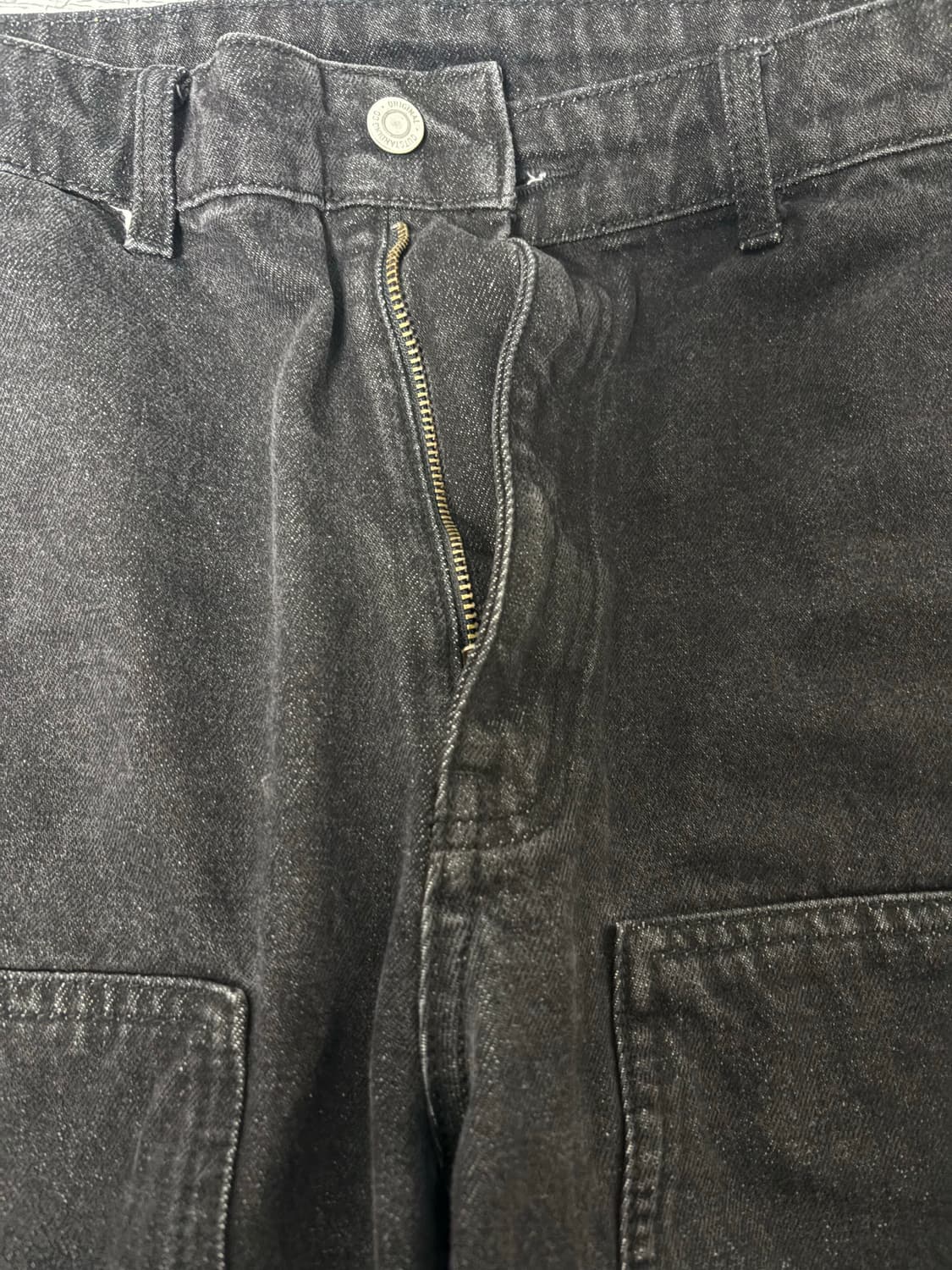 아웃스탠딩 더블니 데님팬츠 상품이미지5