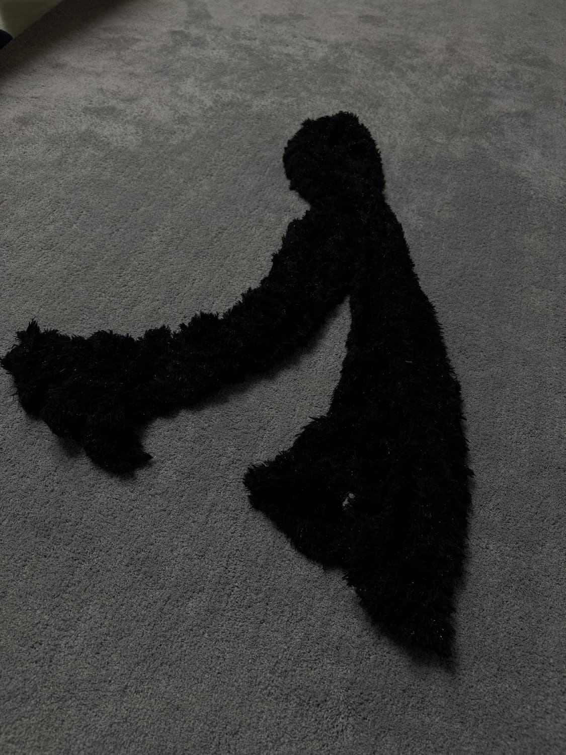 Vintage v-kei punk mood fur muffler 상품이미지3