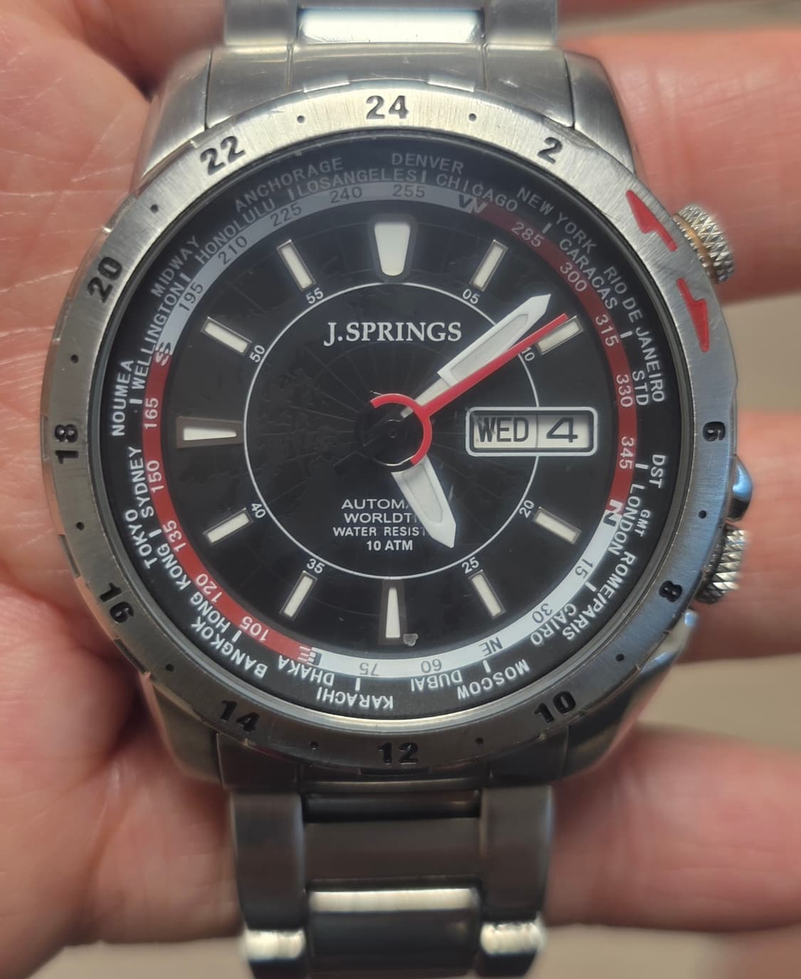세이코 (SEIKO) J. Springs BEB012 월드타임 오토메틱  상품이미지1