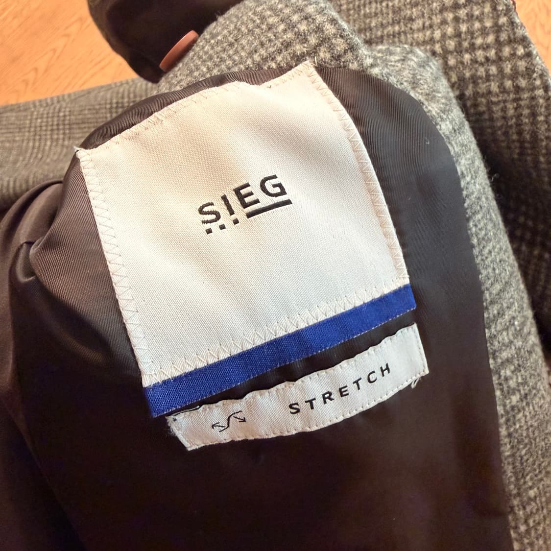 SIEG 클래식 체크 자켓 상품이미지4