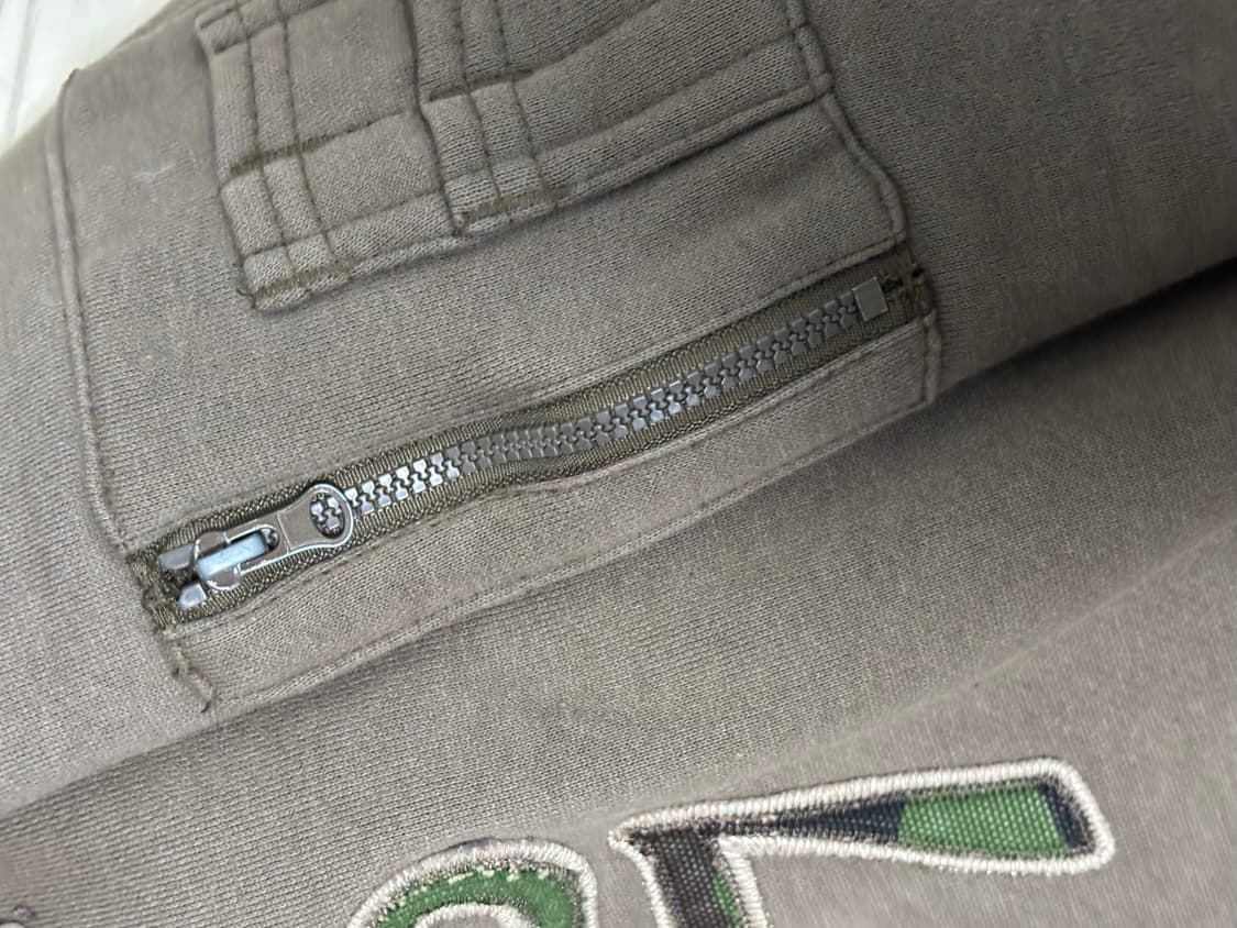 일본 빈티지 카모 자수 크롬 포인트 맨투맨 상품이미지4