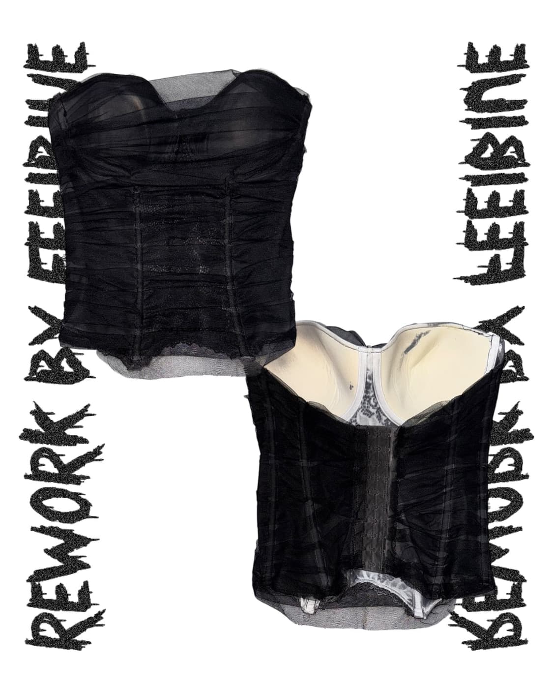 FEELBLUE REWORK 022 – Black Eden Corset 상품이미지2