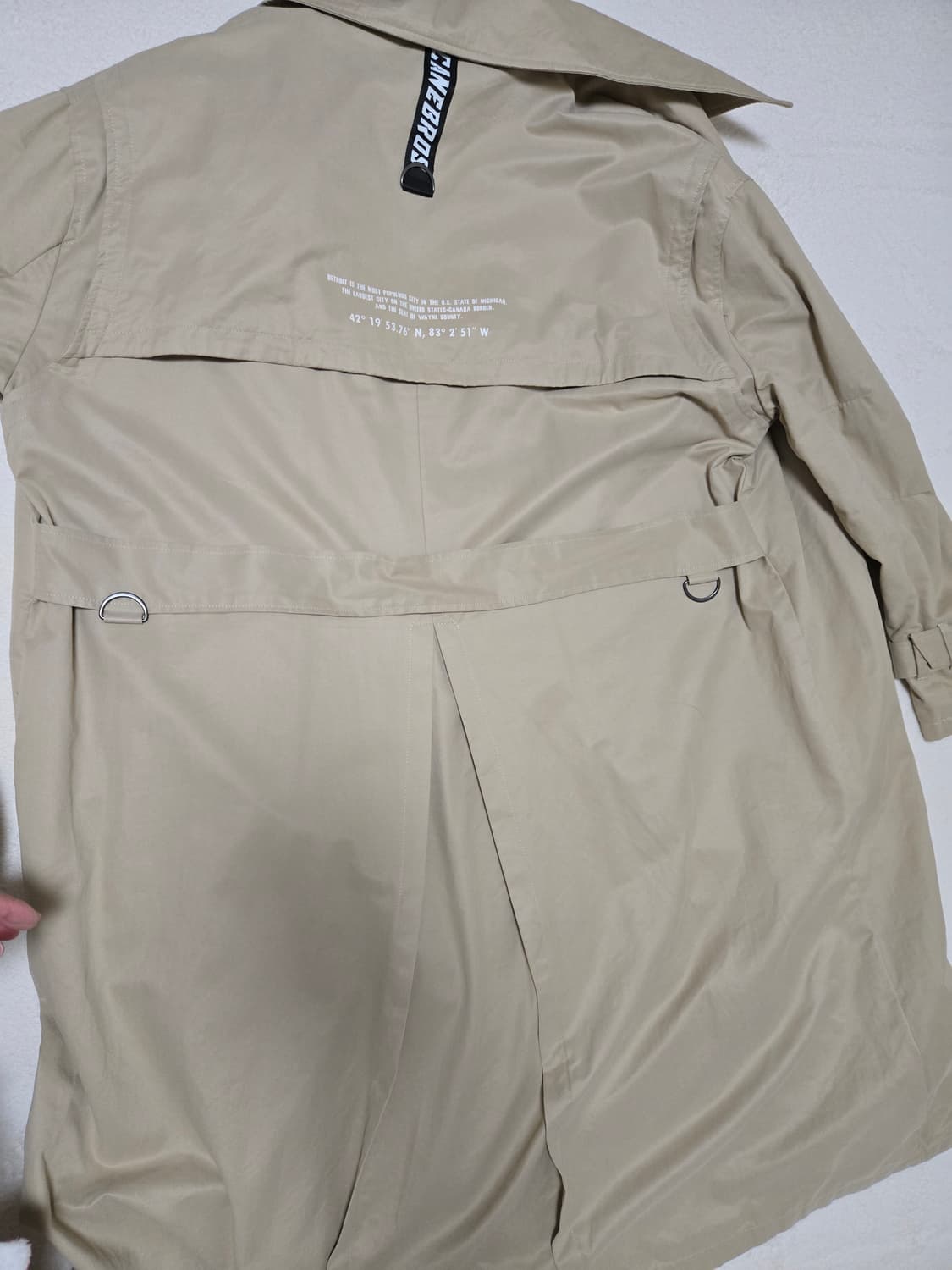 오버사이즈 트렌치코트 상품이미지6