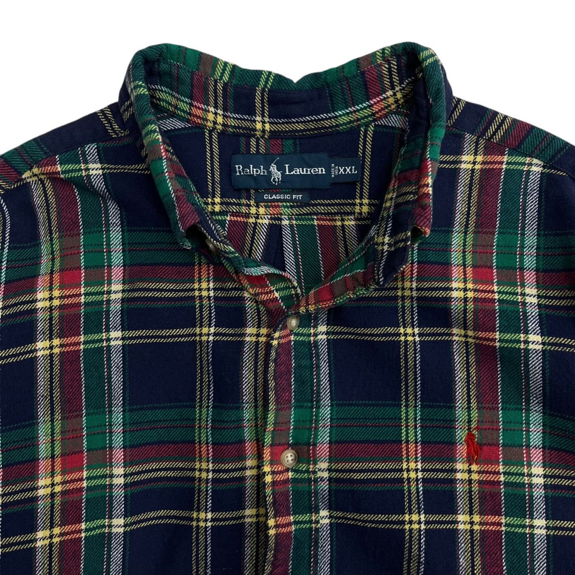 폴로 랄프로렌 레드포니 타탄체크 셔츠 XXL 상품이미지5