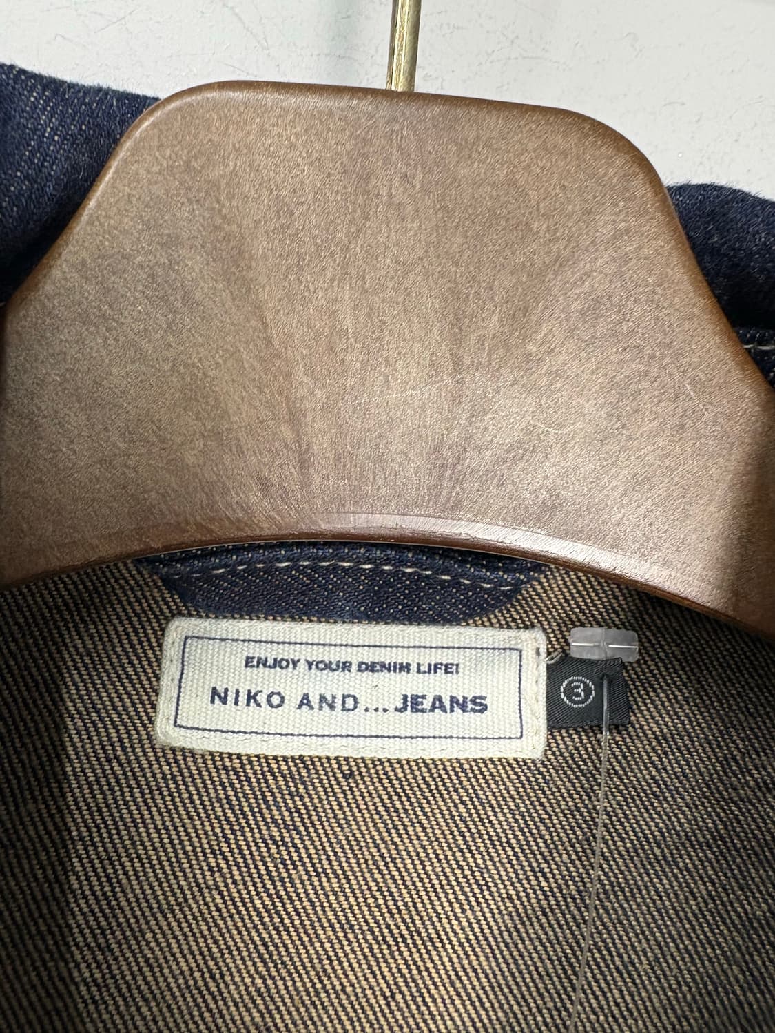 니코앤드 캐주얼 스티치 진청 데님 자켓 A3381 상품이미지5