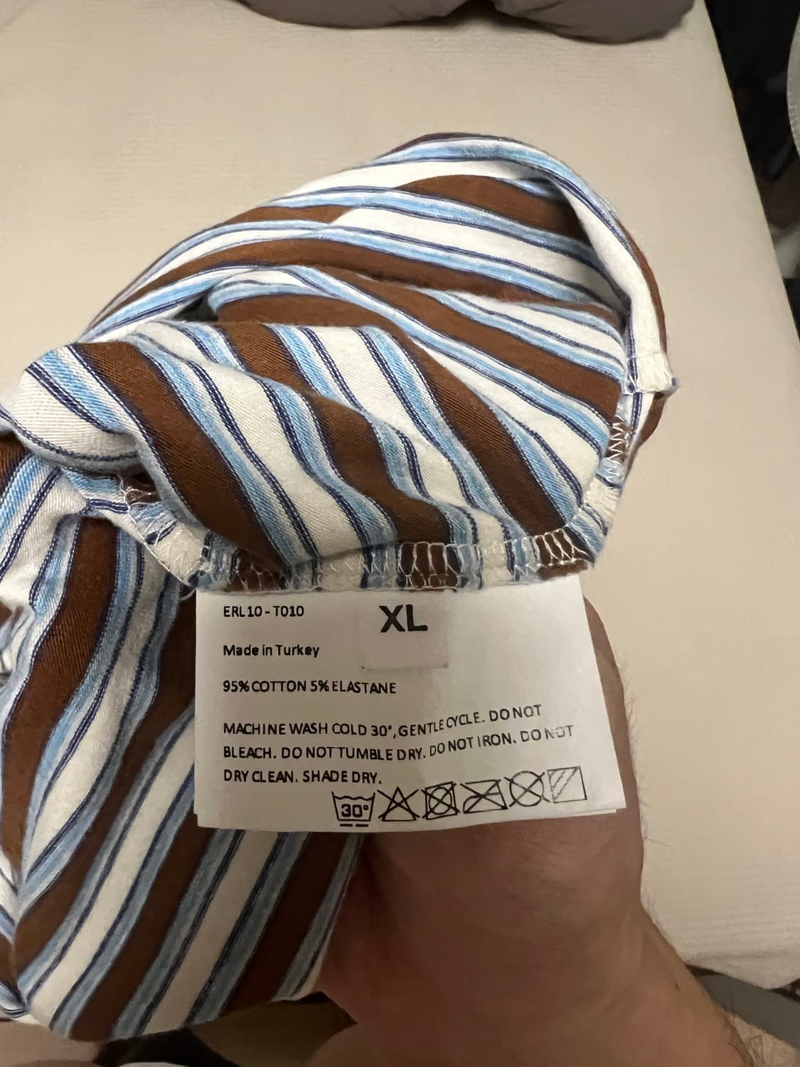 ERL 로고 스트라이프 롱슬리브 XL 상품이미지2