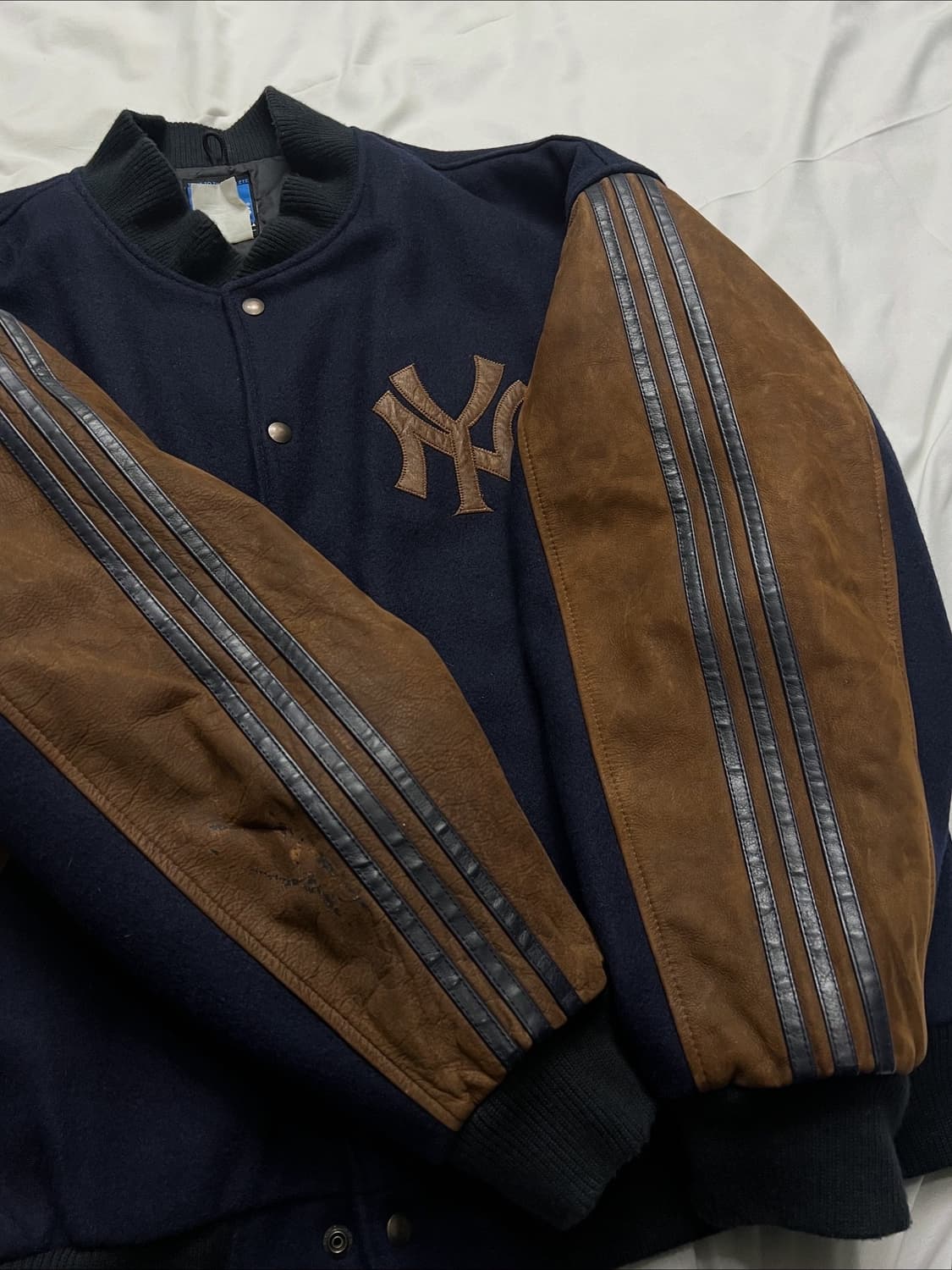 아디다스 뉴욕양키스 바시티자켓 상품이미지7