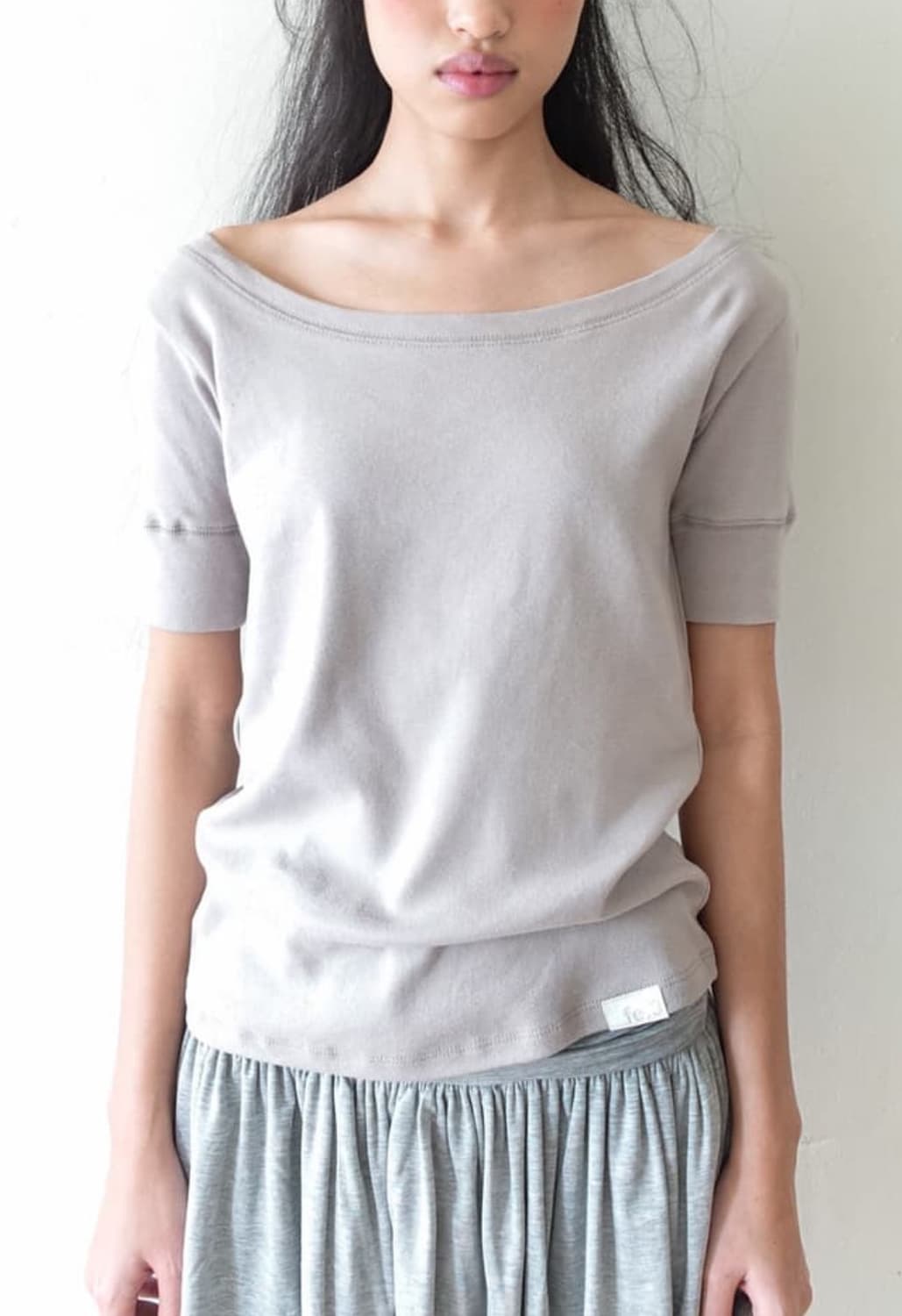샵페어리 세트 rib half top, clear sleeveless 상품이미지3