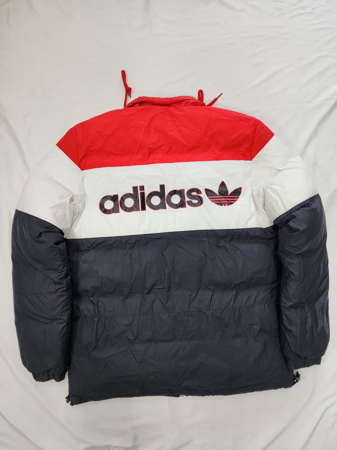 아디다스 컬러블록 리버시블 덕다운 패딩 상품이미지3