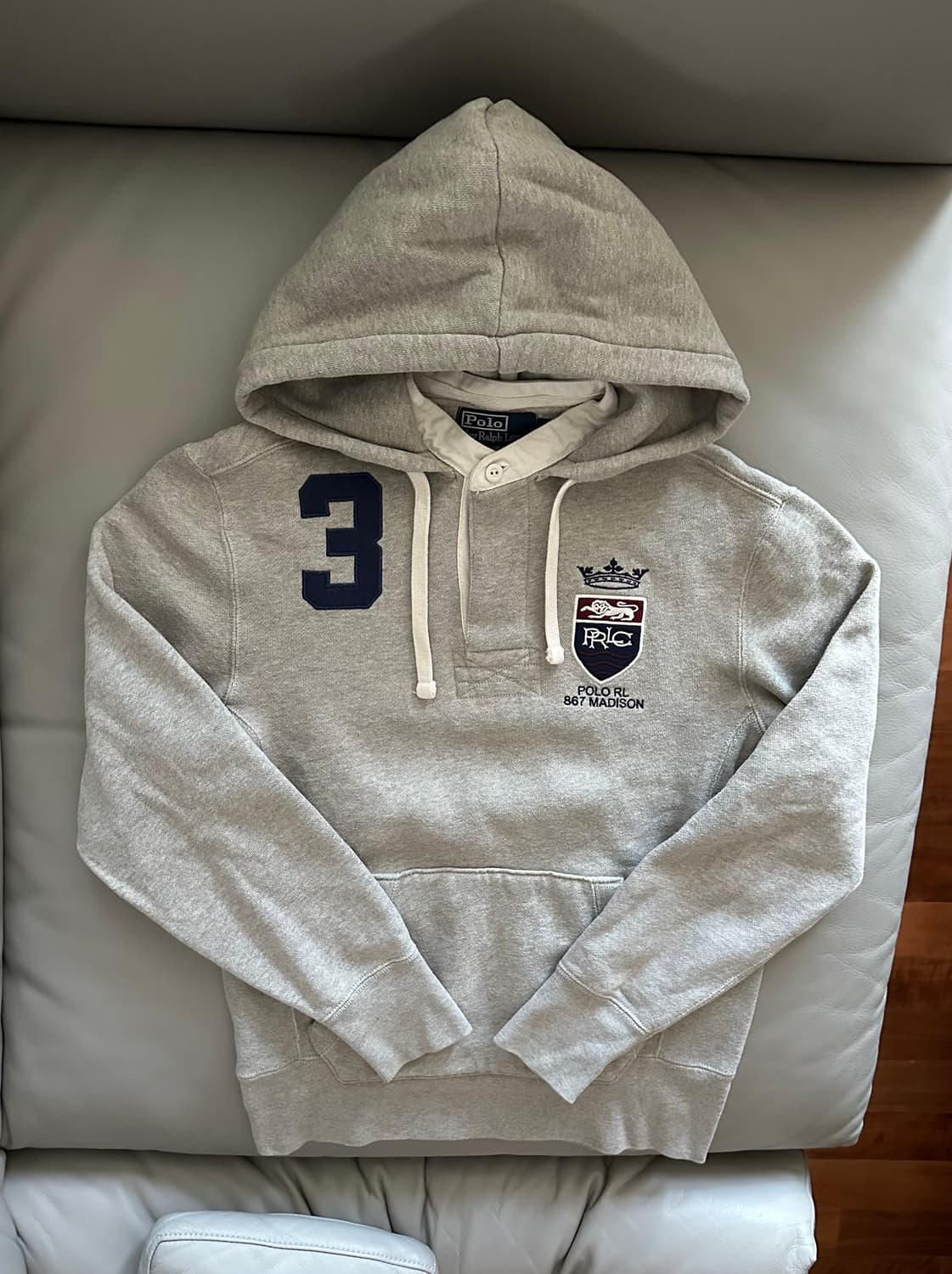 폴로 랄프로렌 럭비 후드티 S 상품이미지1