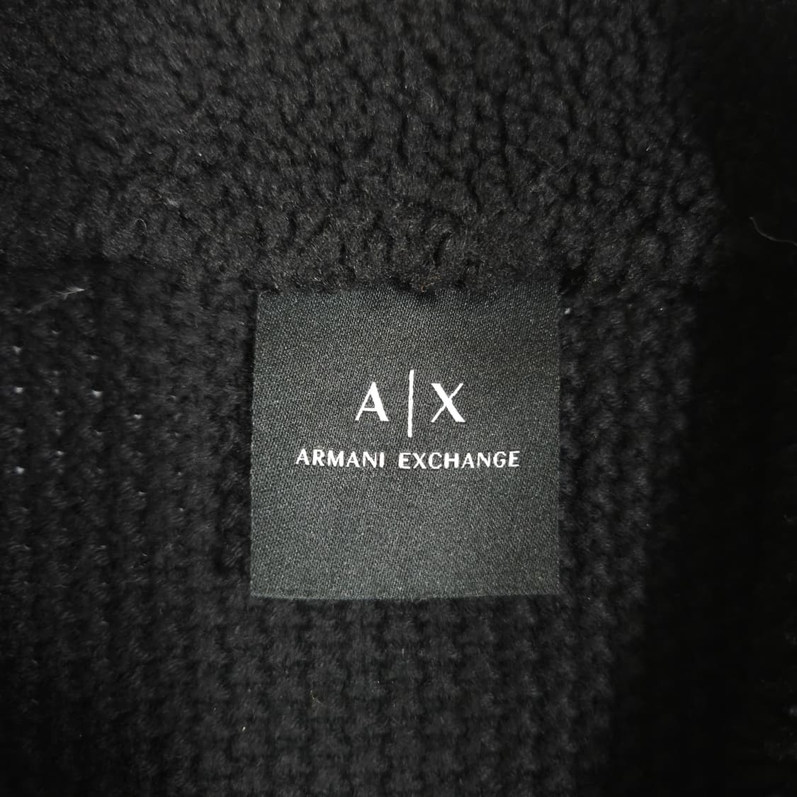 알마니 익스체인지 니트 집업 블랙 상품이미지3