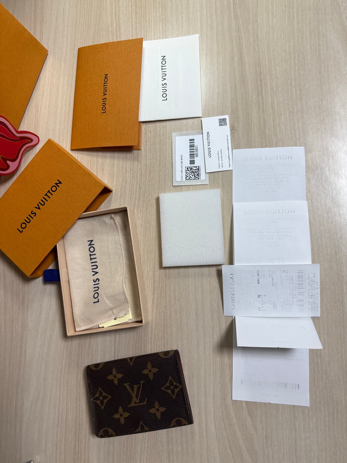 루이비통 모노그램 엔벨로프 비즈니스 카드지갑 M63801 상품이미지6