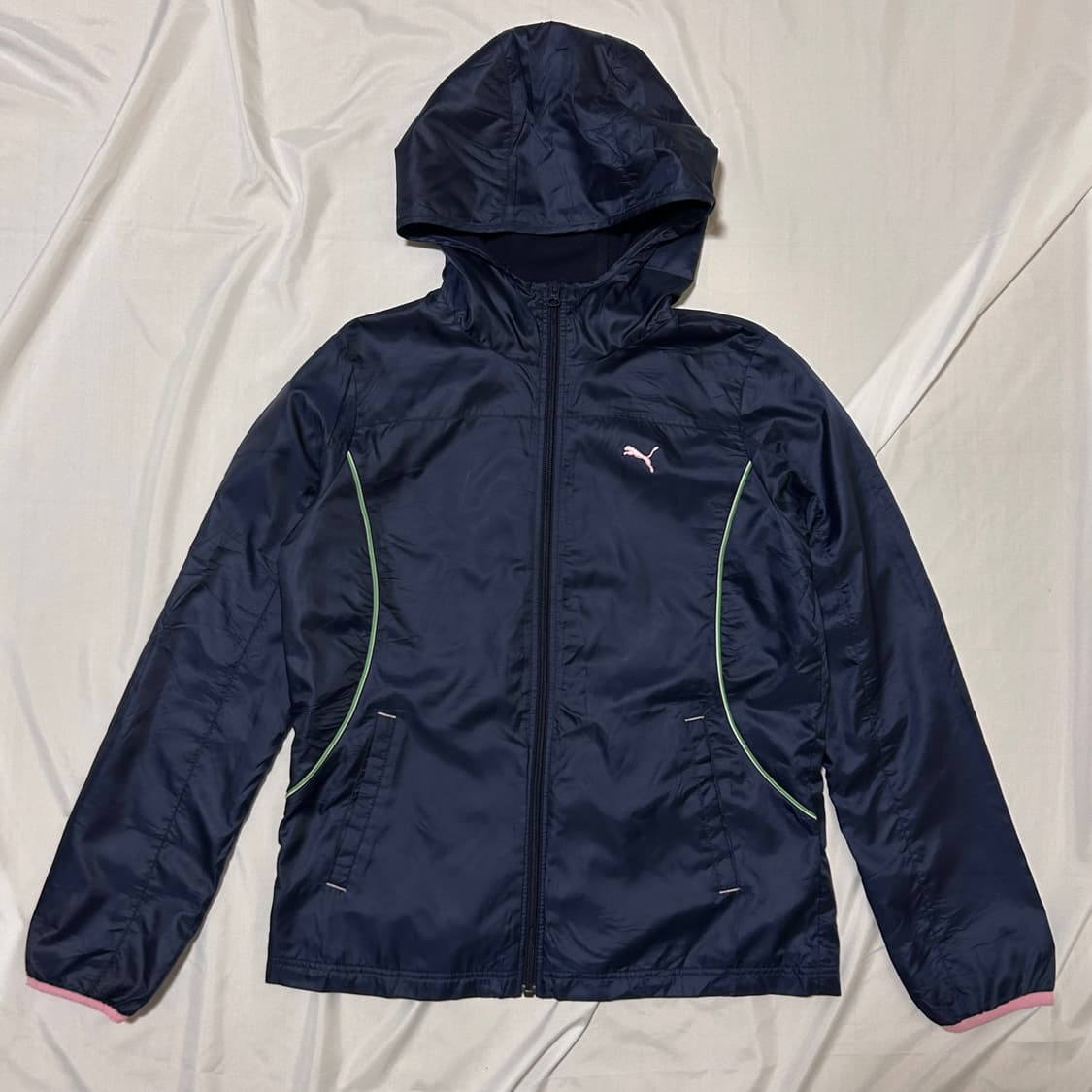 빈티지 PUMA 네이비 후드 바람막이 상품이미지5