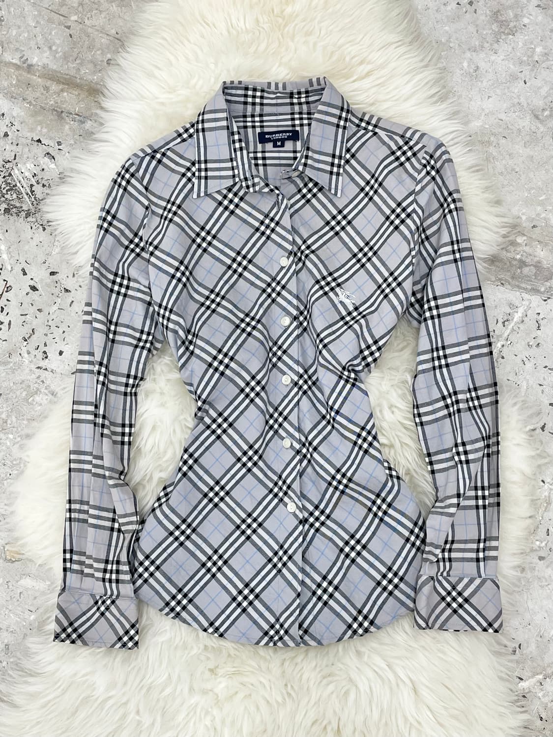 버버리 프레피 노바체크 로고 셔츠 상품이미지1