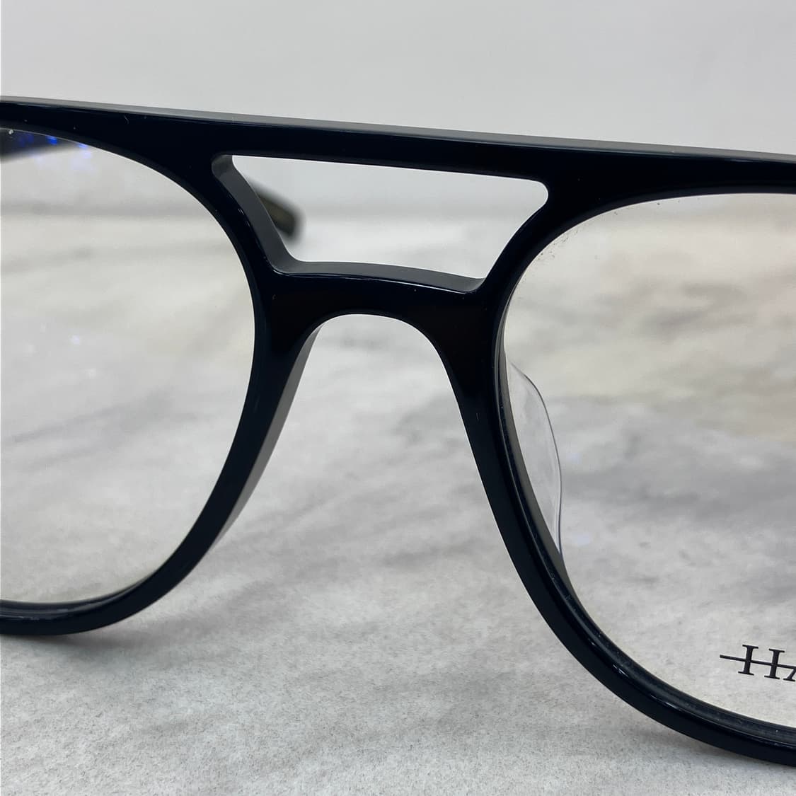 D31 하츠 Hatz 블랙 투브릿지 웰링턴 뿔테 안경 상품이미지5