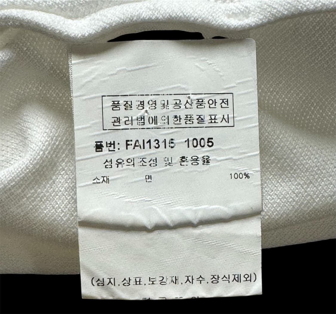 [ L ] 로로피아나 코튼 폴로 셔츠 / 옵티컬 화이트 상품이미지2