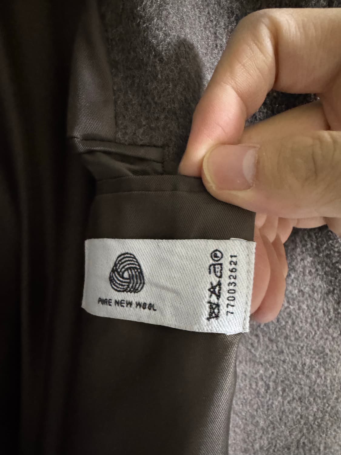 <L> 던스트 캐시미어 숄 카라 로브 코트 소프트 브라운 상품이미지3