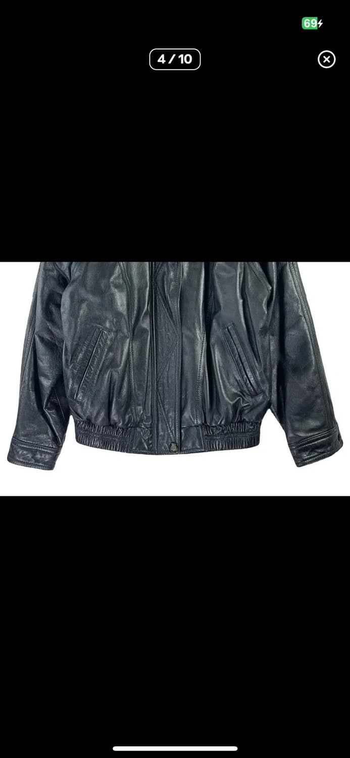 vintage leather jacket 상품이미지6