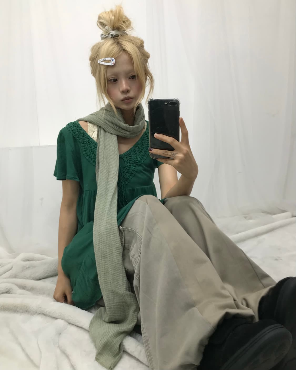 ✿ 딥그린 너드 코디set ✿ 상품이미지2