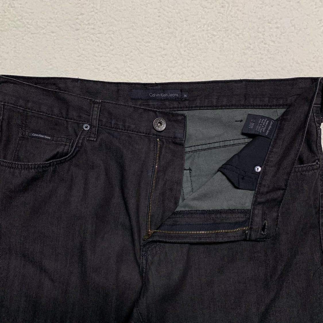[표기 36, 실측 39] 캘빈 클라인 루즈 스트레이트핏 데님팬츠 상품이미지4
