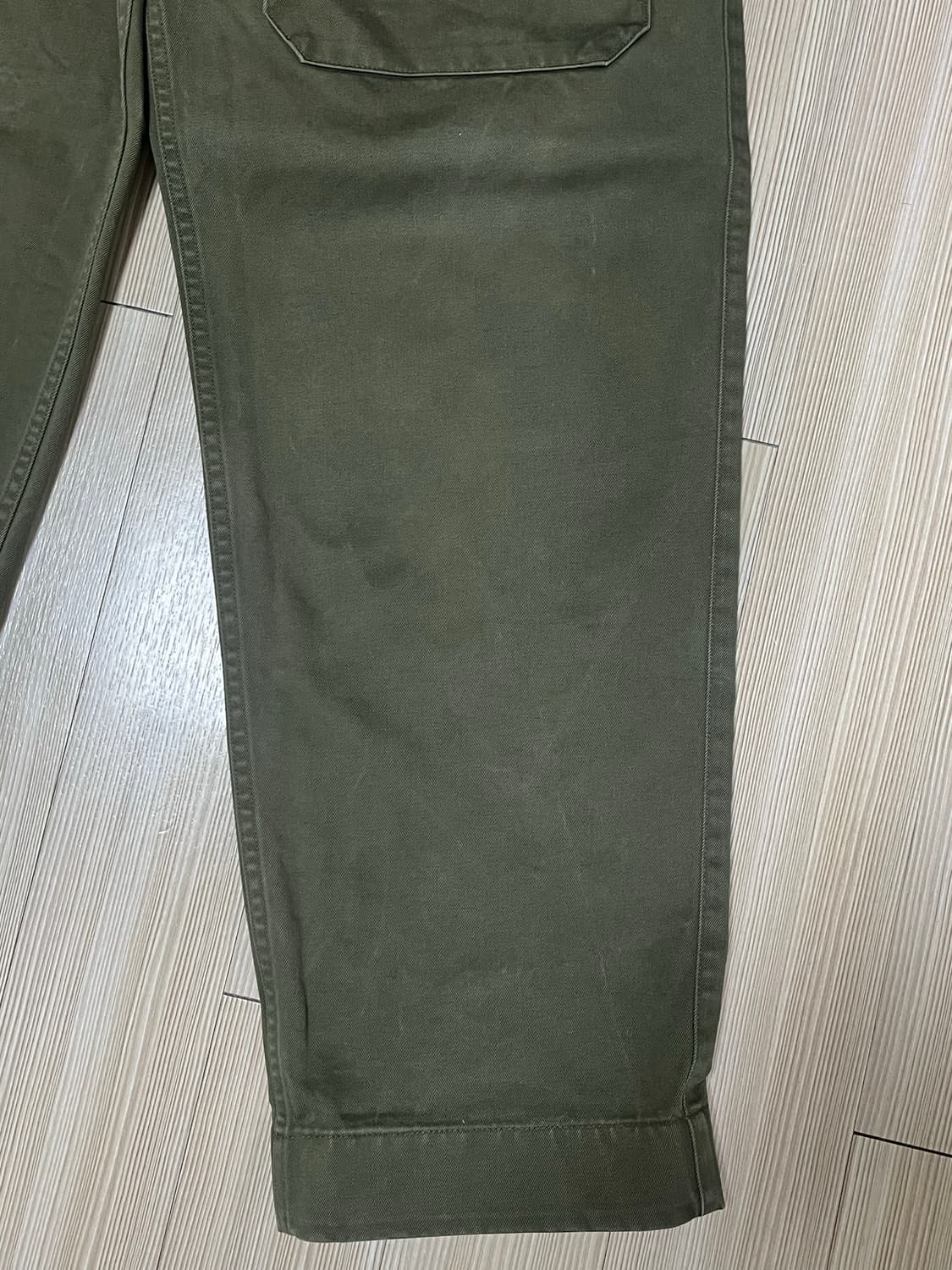 [건지 울른스] [건지 울른즈] 피셔맨 1952 브리티쉬 팬츠 올리브 상품이미지6