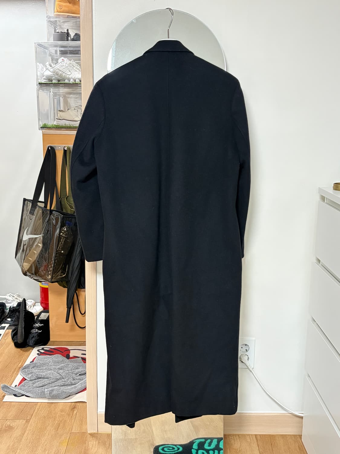 비바스튜디오 롱코트 블랙 빈티지 상품이미지2