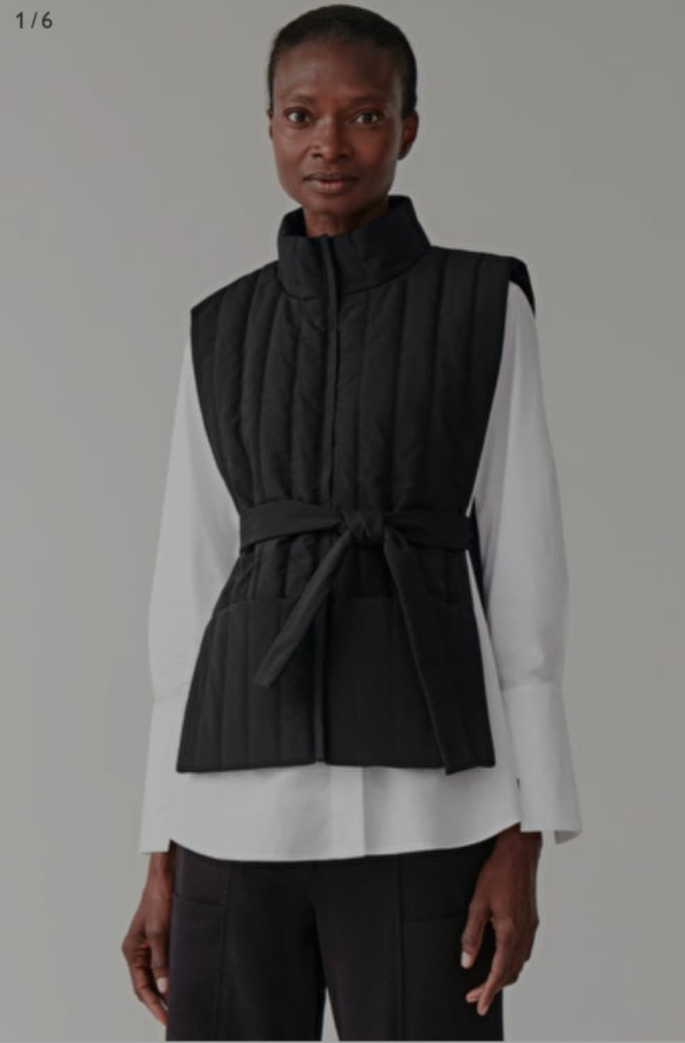 (COS 정품) 코스 벨티드 패딩 조끼 / 퀼팅 베스트 상품이미지1