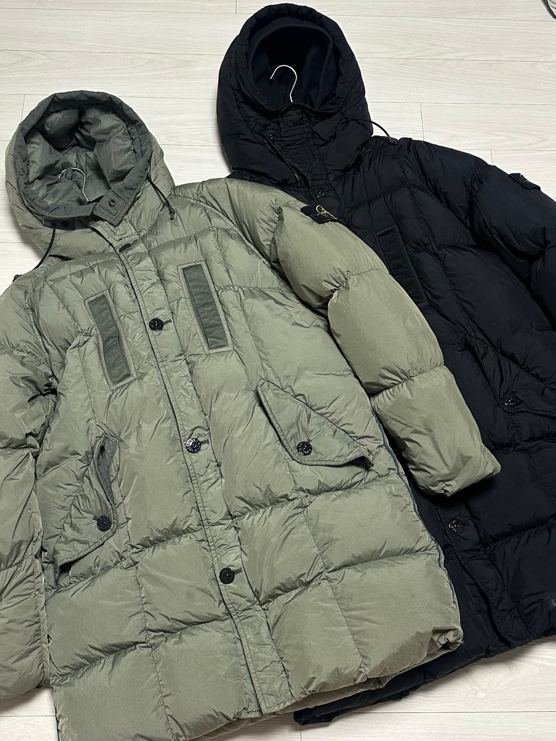 스톤아일랜드 크링클랩스 롱패딩 M(100) 국내판 상품이미지5