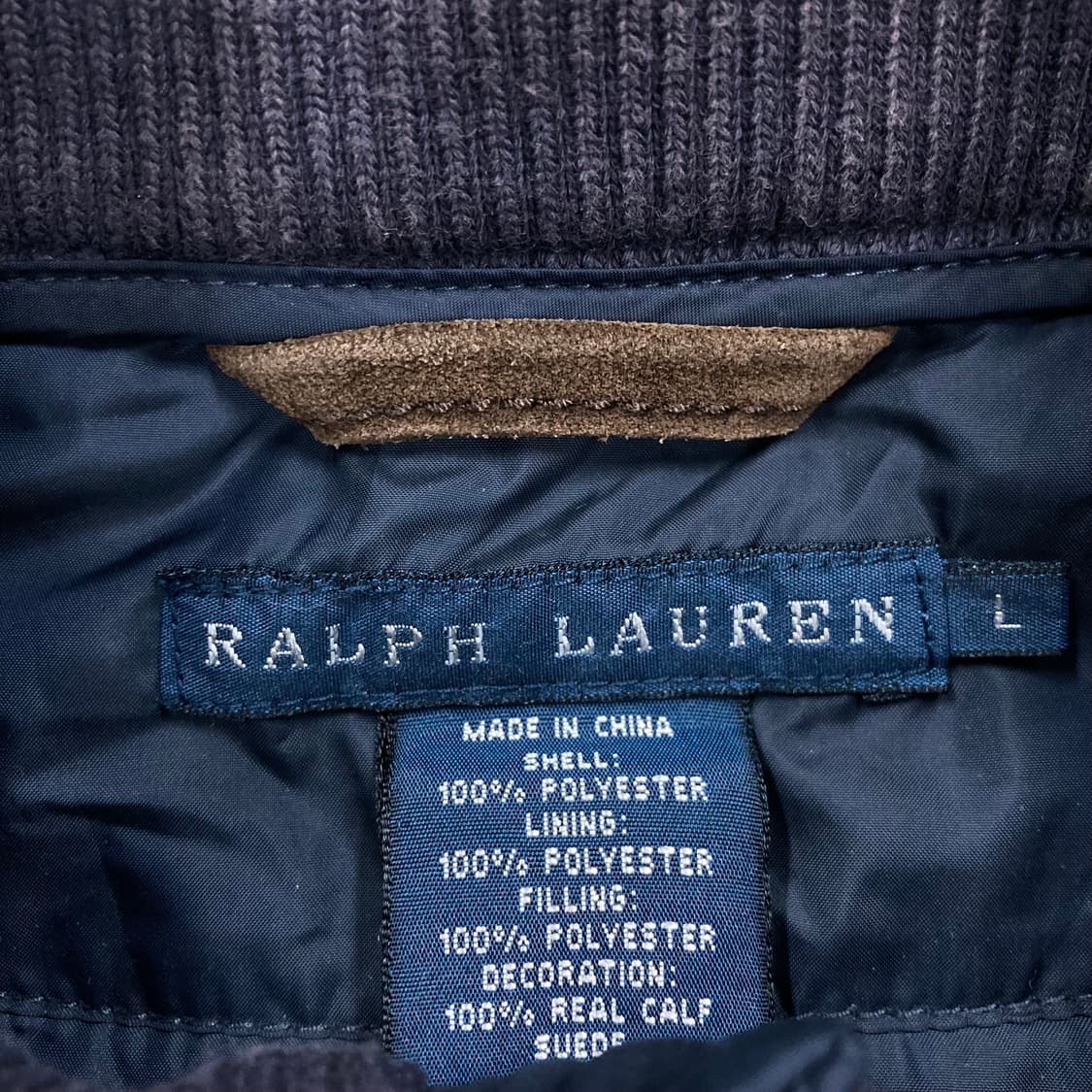 랄프로렌 네이비 컬러 클래식 로고 퀼팅 베스트 상품이미지3