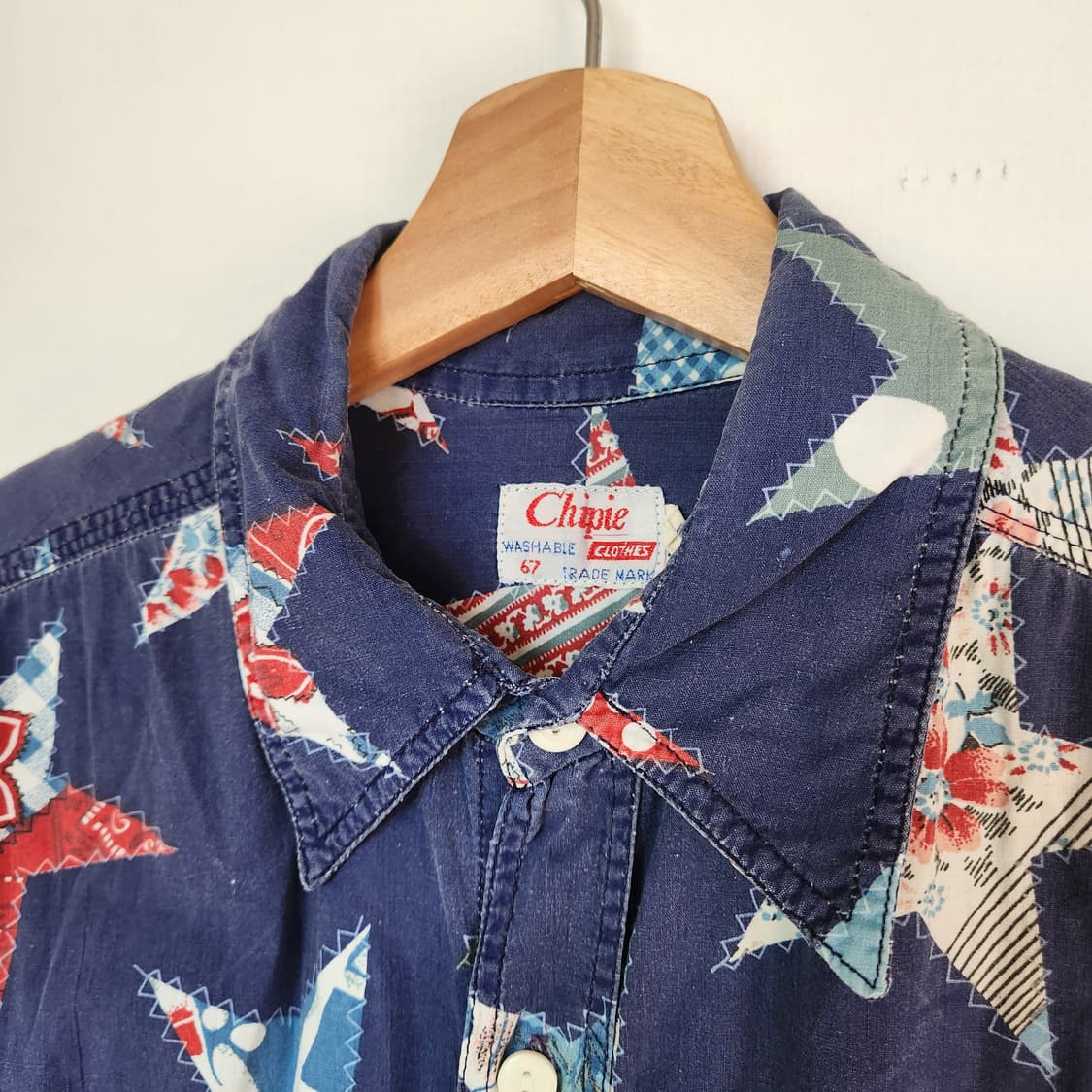 70s 치피 클로즈 디스코 셔츠(USAmade) 상품이미지4