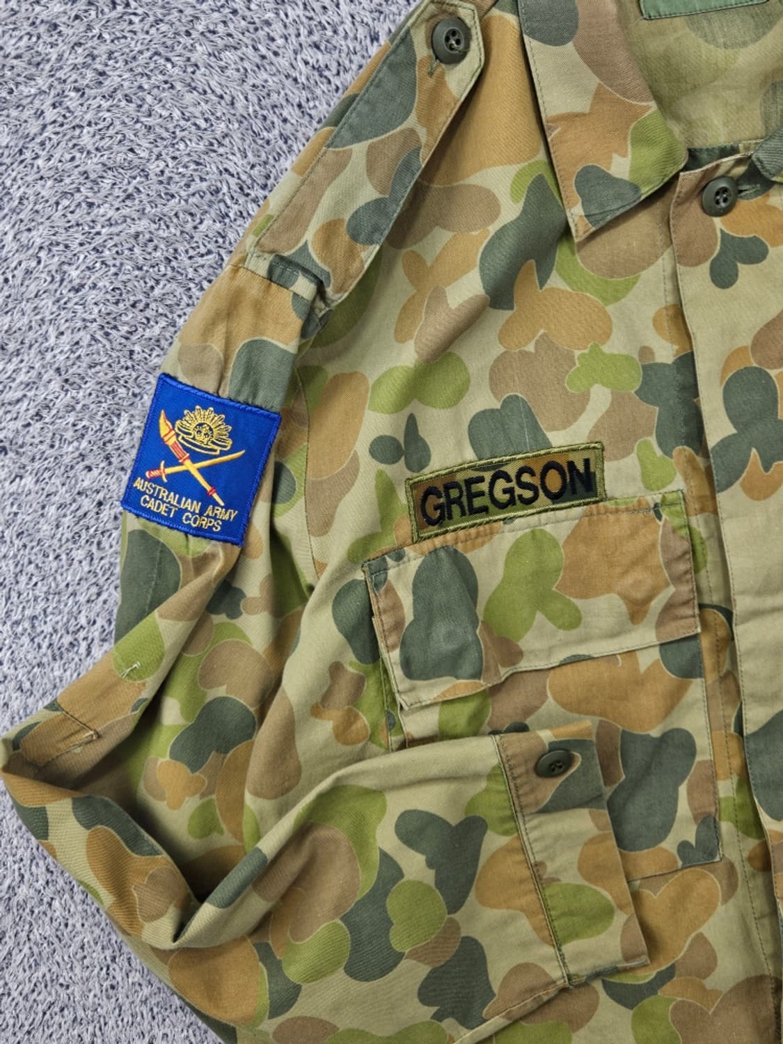 호주군 DPCU 덕헌터 필드 셔츠 자켓 커스텀 (L추정) / 11884 상품이미지7