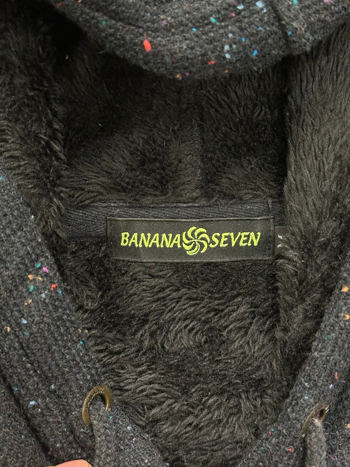 M)Banana Seven 빈티지 도네갈 플리스 후디 상품이미지6