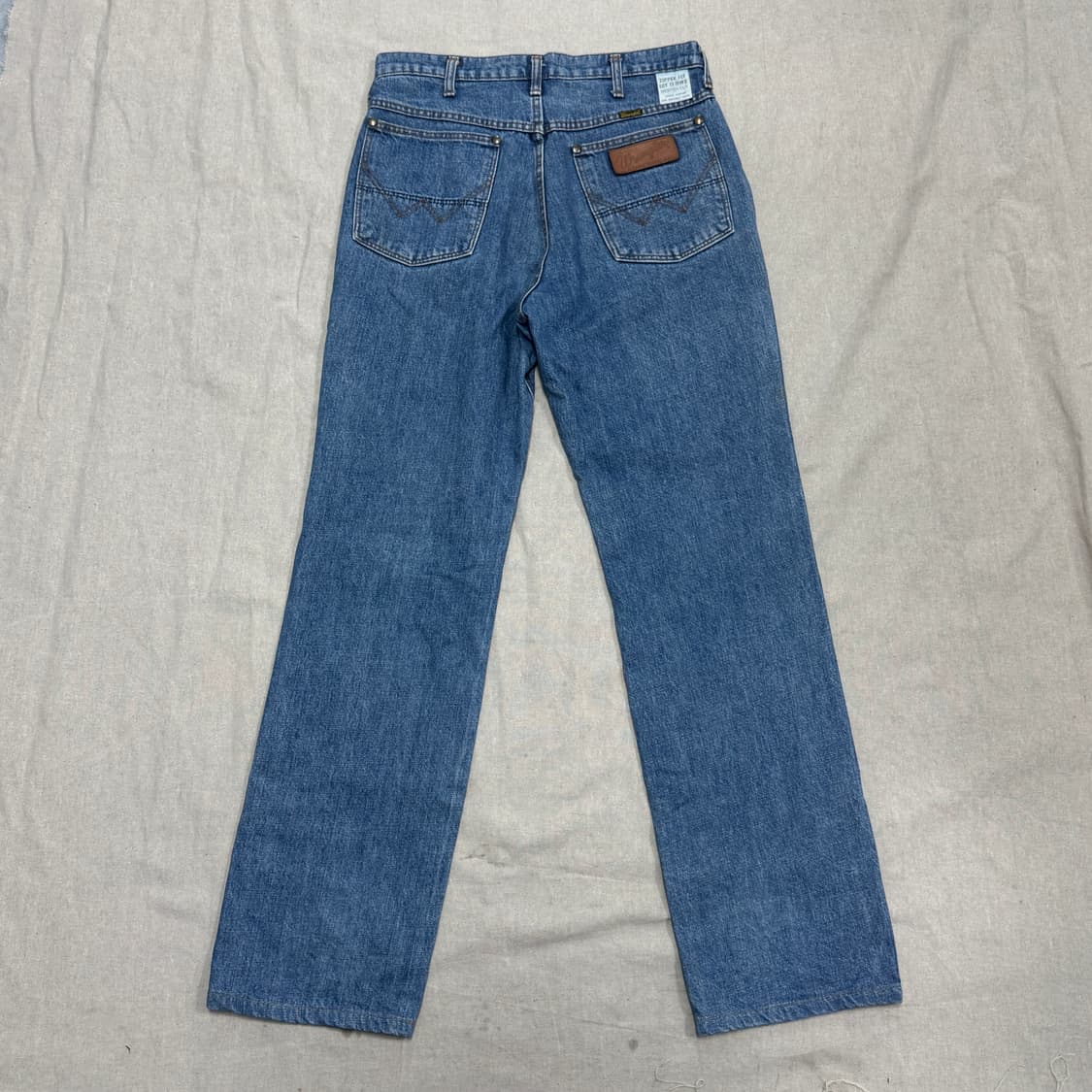 랭글러 90s 재팬 중청 패치 데님팬츠 33 상품이미지3