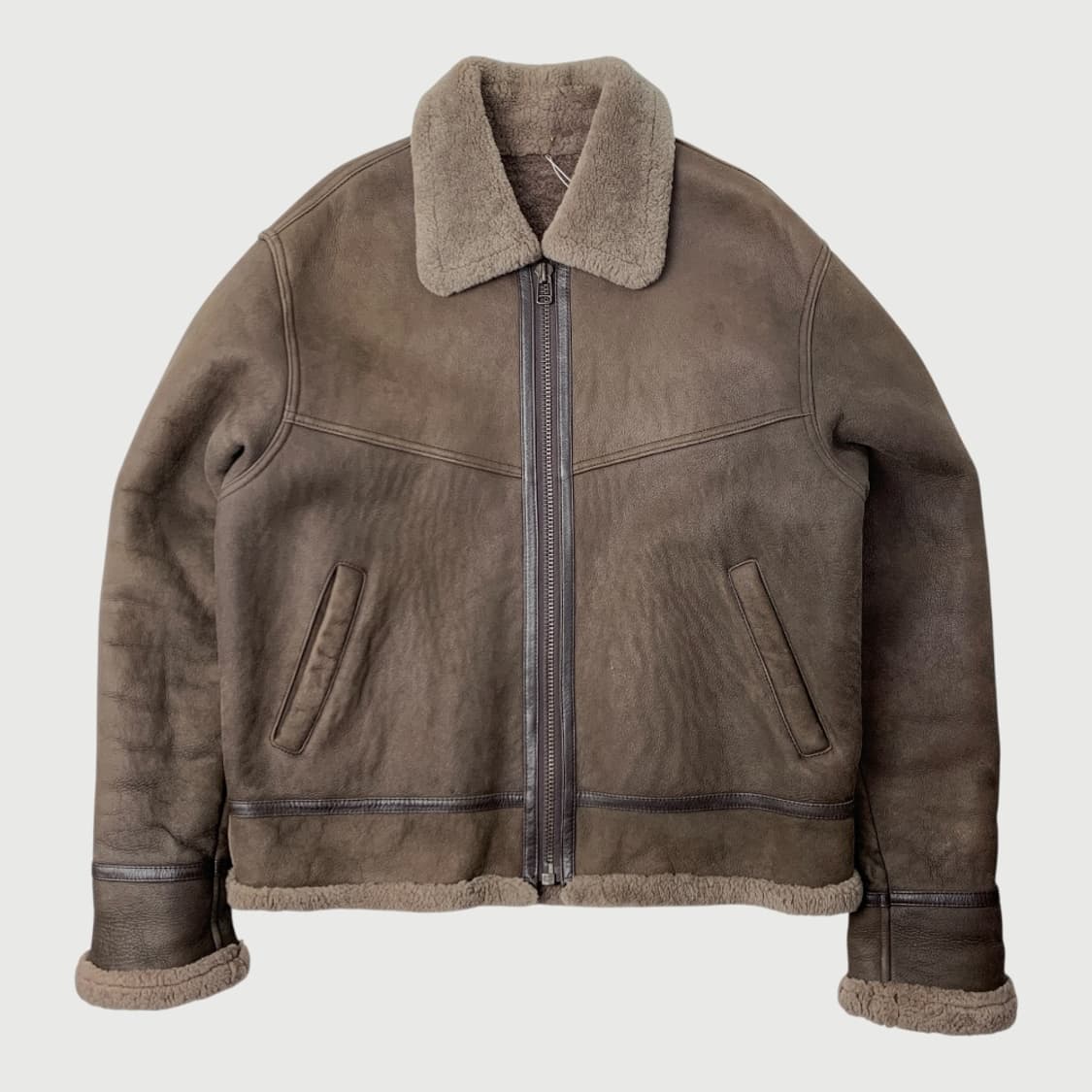 [95/정품] CASPI 양 가죽 양털 자켓 L1-0020 상품이미지2