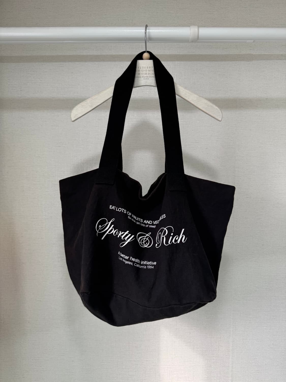 스포티앤리치 워시드 코튼 토트백 상품이미지1