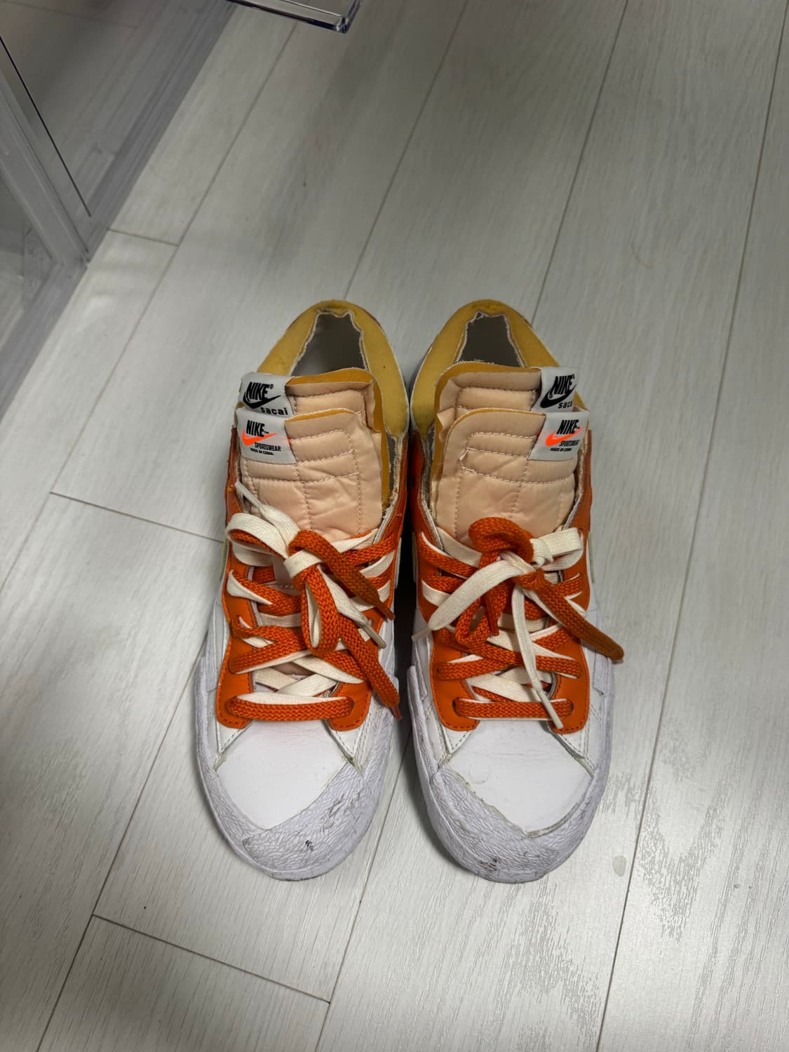 나이키 사카이 블레이져 마그마 오렌지 275 상품이미지7