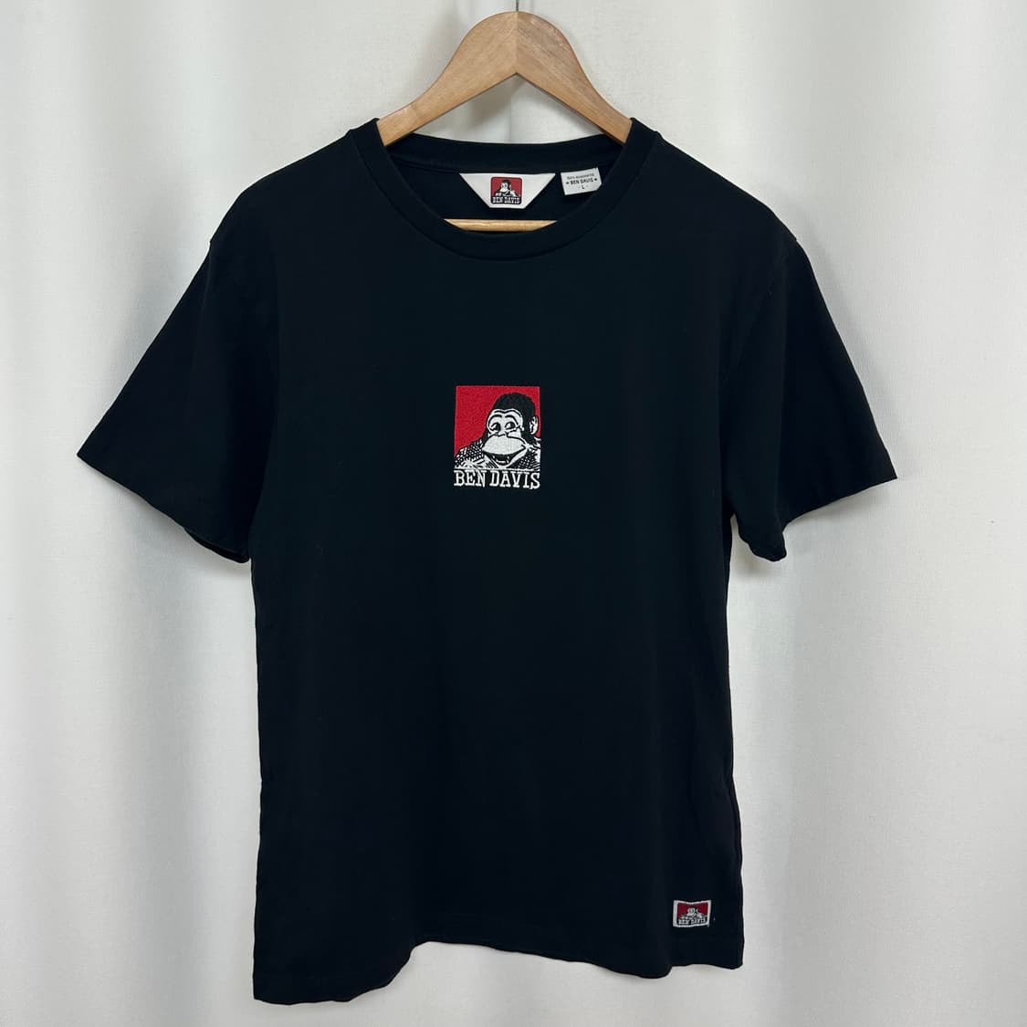   벤데이비스 공용 반팔티 검정 L 상품이미지1