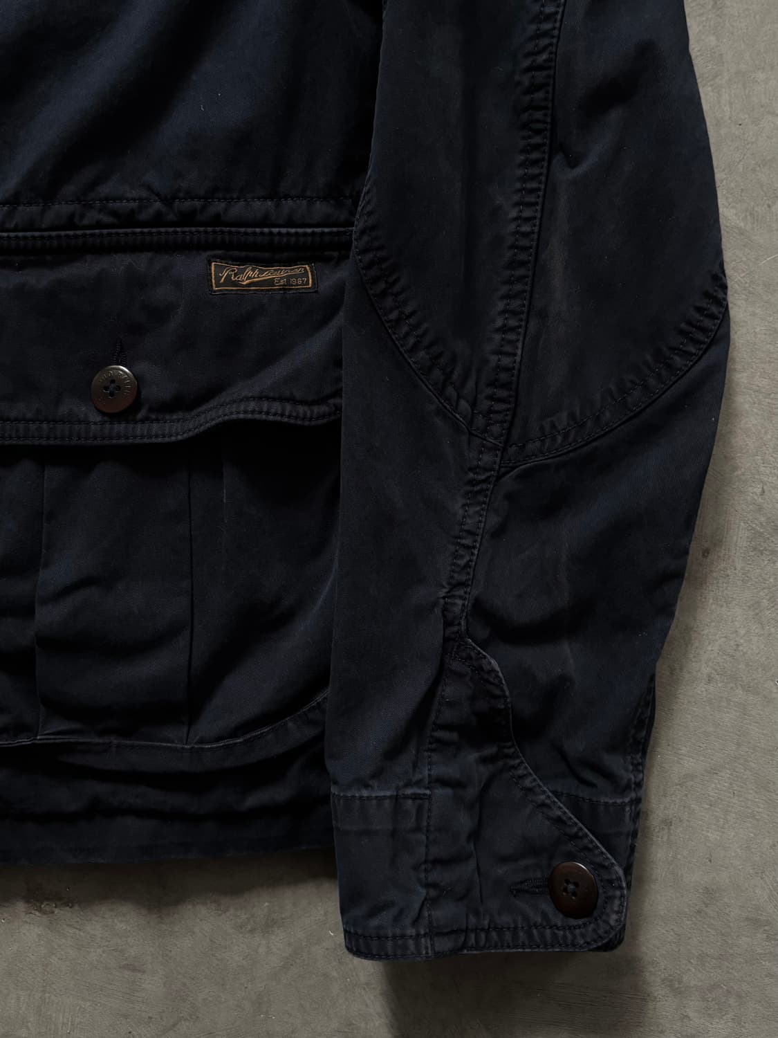 Polo 폴로 랄프로렌 신형 라벨 네이비 넥 코듀로이 모호크 필드 자켓 상품이미지6