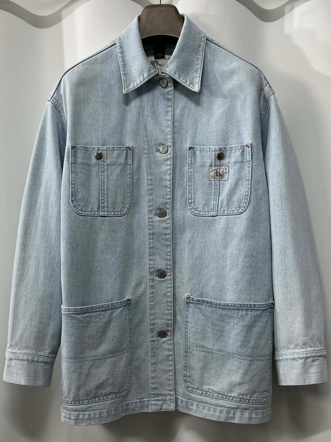 90's 폴로 랄프로렌 Naval 세일링 데님 초어 워크자켓 상품이미지1