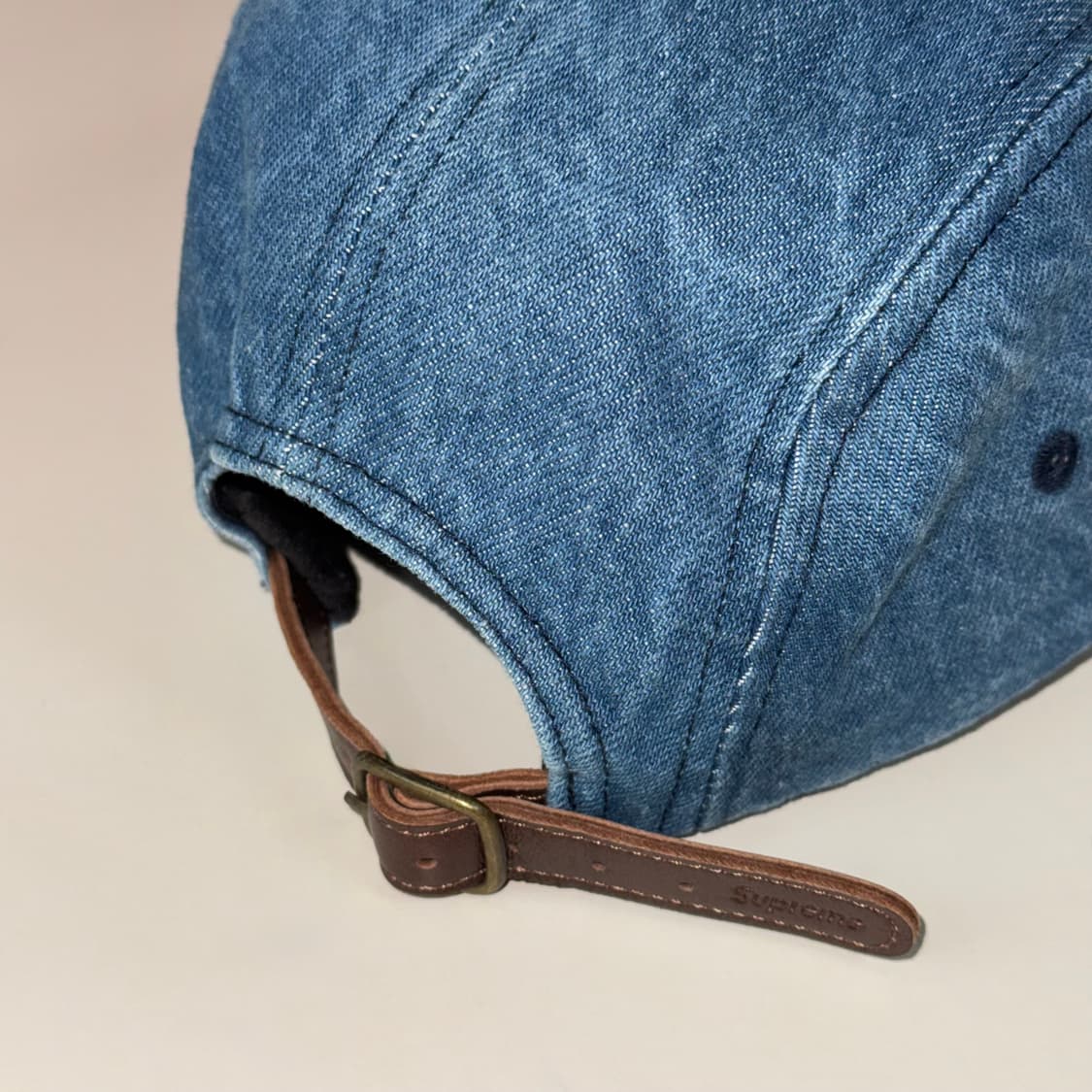 슈프림 워시드 치노 트윌 캠프캡 데님 - 24FW 상품이미지2