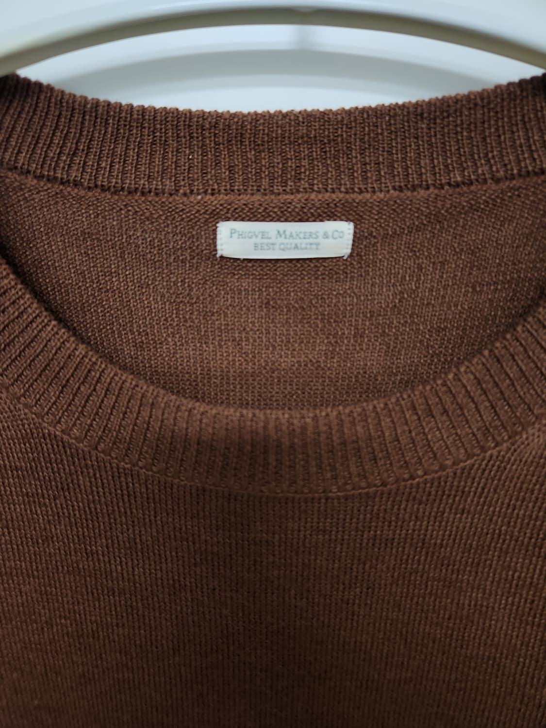 피그벨 phigvel 울린넨 니트L 상품이미지2