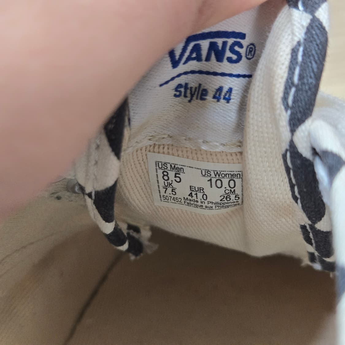 265 반스 애너하임 44DX 어센틱 체커보드 상품이미지10