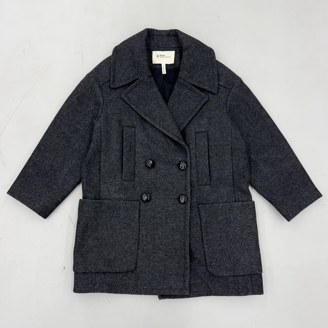 폴로 싱글 코튼 맥코트 레인코트 네이비 상품이미지2