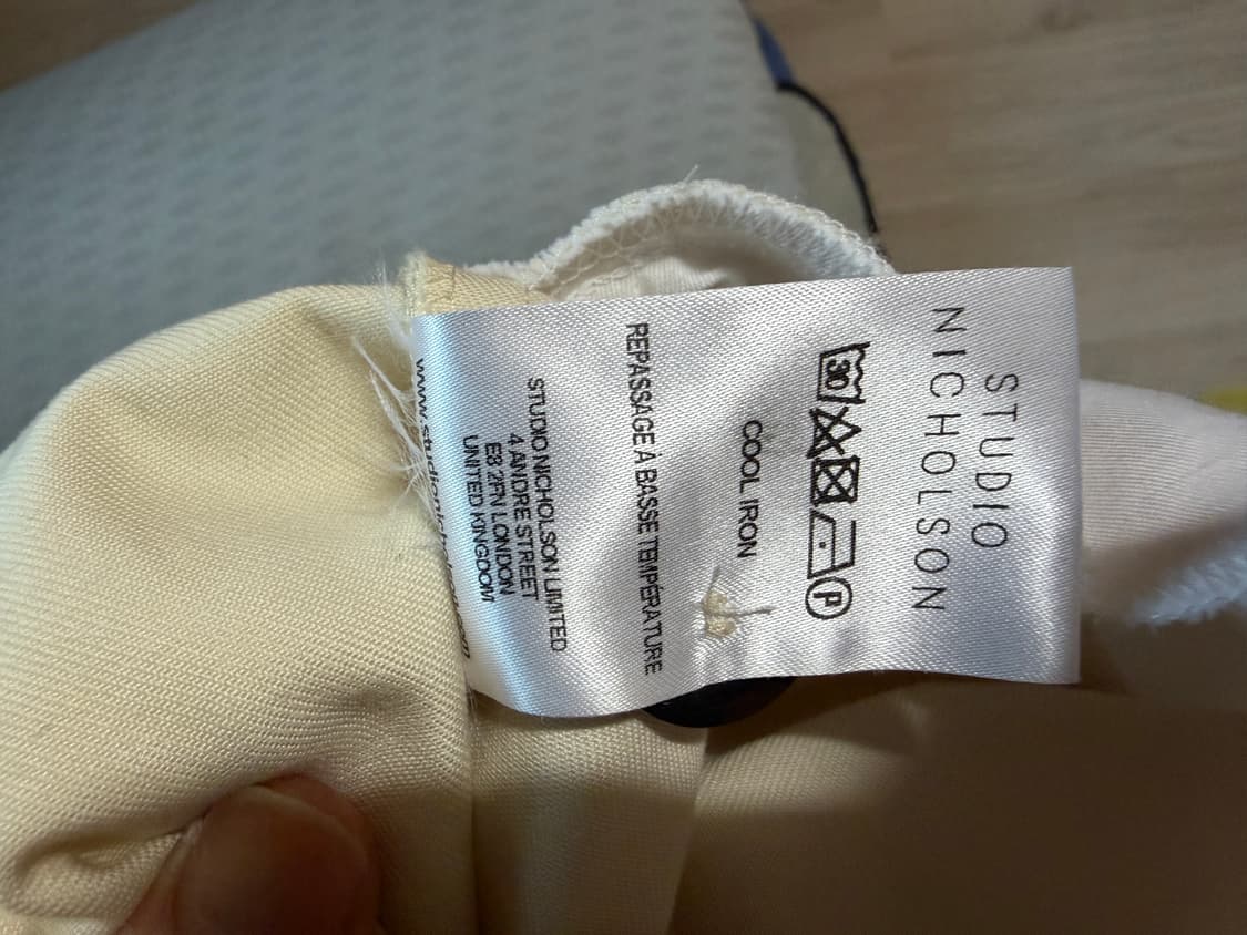 [S] 스튜디오 니콜슨 소르테 볼륨팬츠 크림 상품이미지4