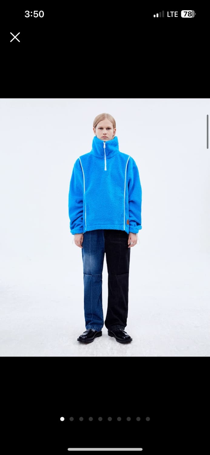 [A1] 아더에러 21FW 빅토 후리스 아노락 블루 상품이미지8