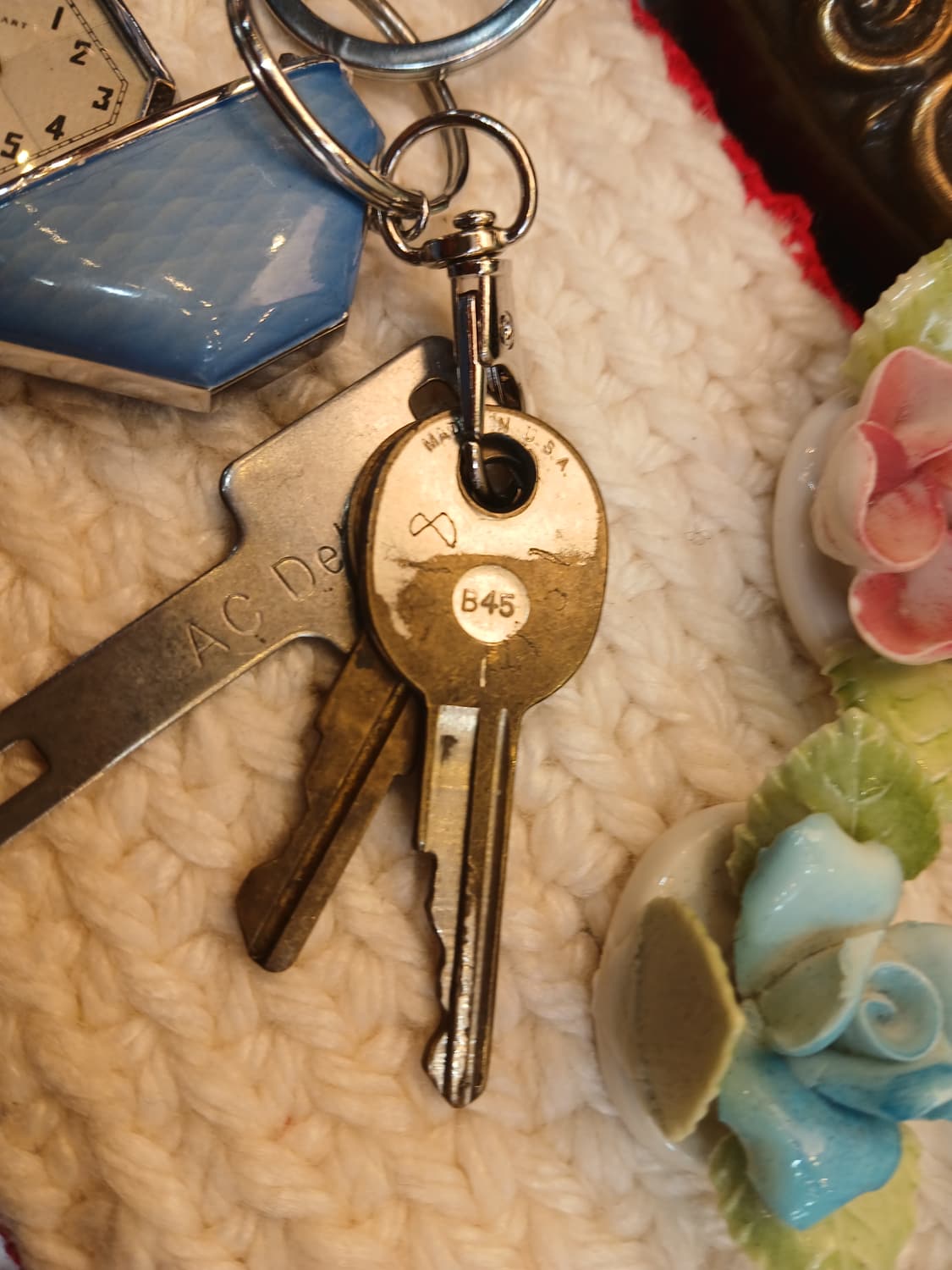 빈티지 세이코 "START" 모모타로 시계 키링 상품이미지4