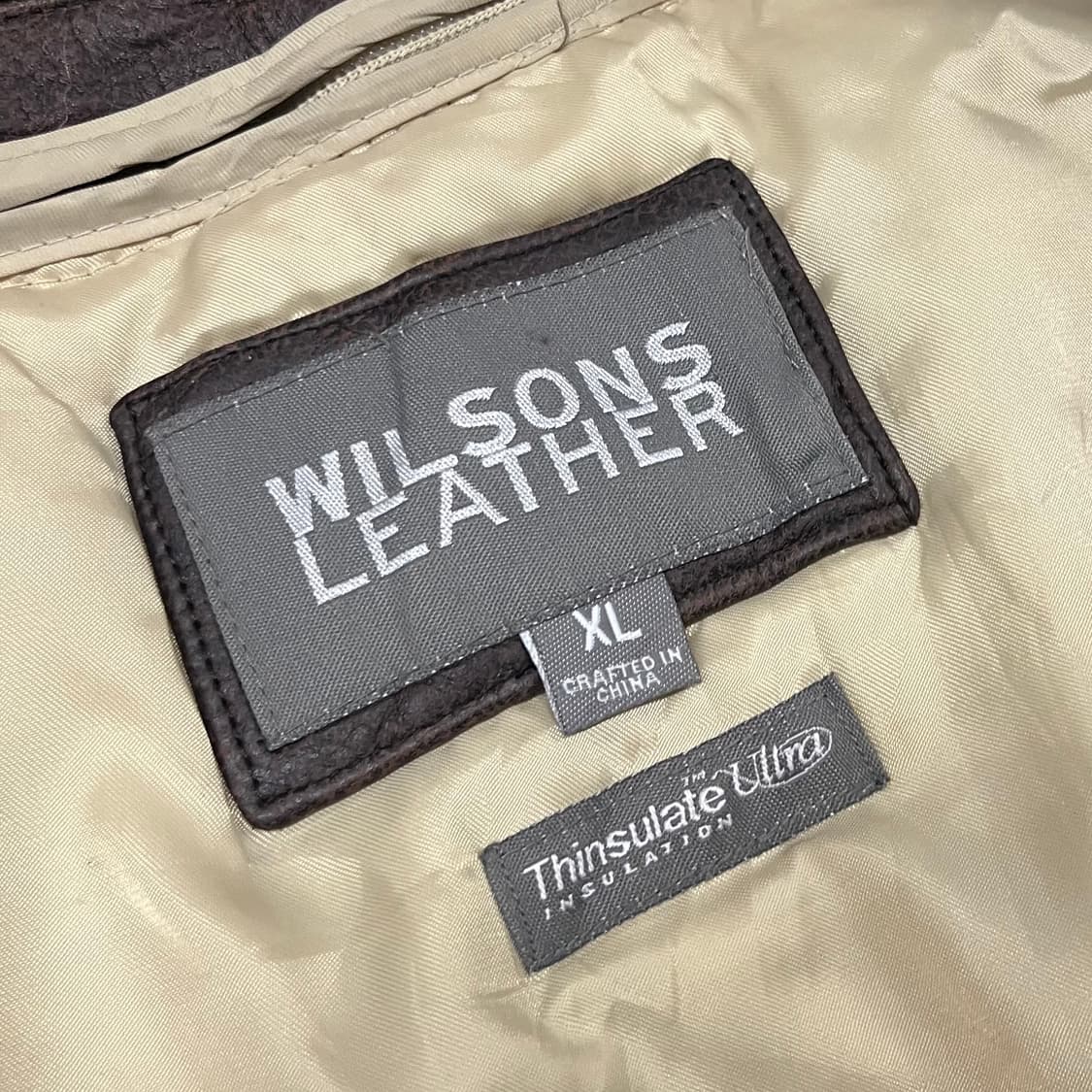 윌슨 레더 A-2 레더 자켓 (110) 상품이미지6