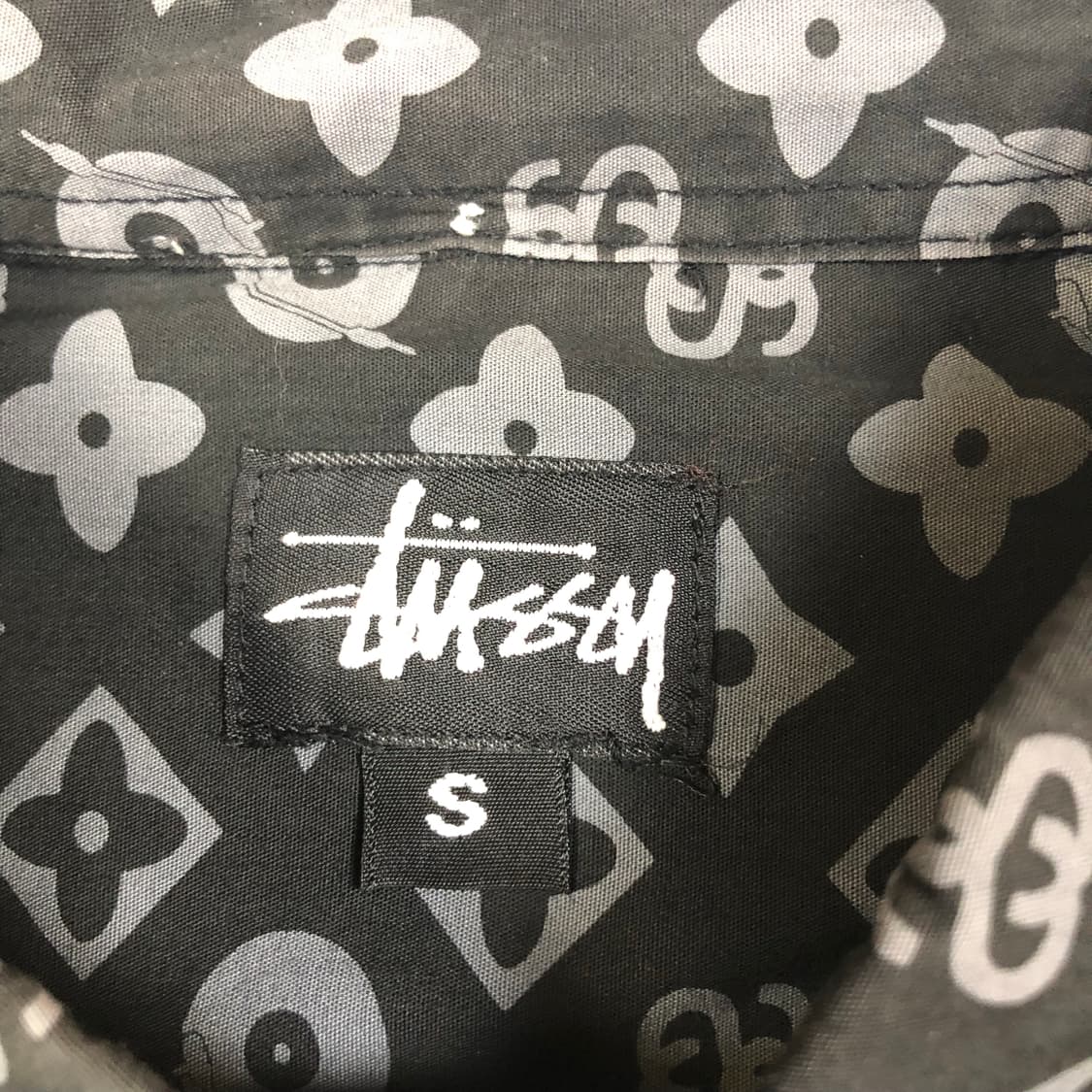 90s 스투시 stussy 루이비통 패러디 셔츠 남방 상품이미지7